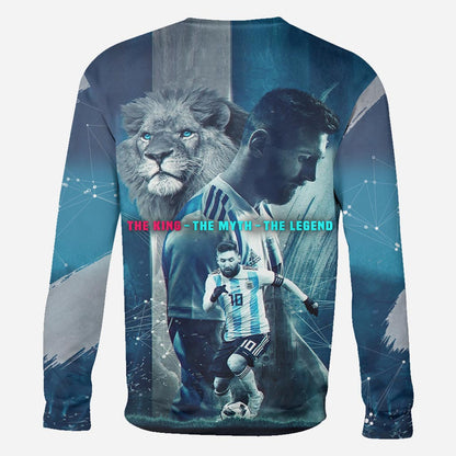 The King The Myth The Legend - Football All Over T-shirt and Hoodie