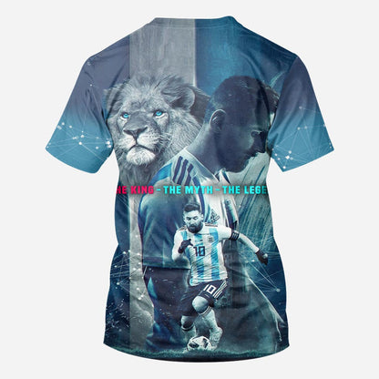 The King The Myth The Legend - Football All Over T-shirt and Hoodie