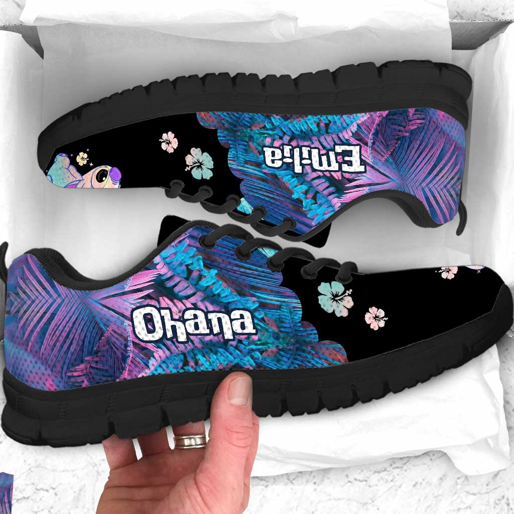 Ohana Hologram - Personalized Ohana Sneakers