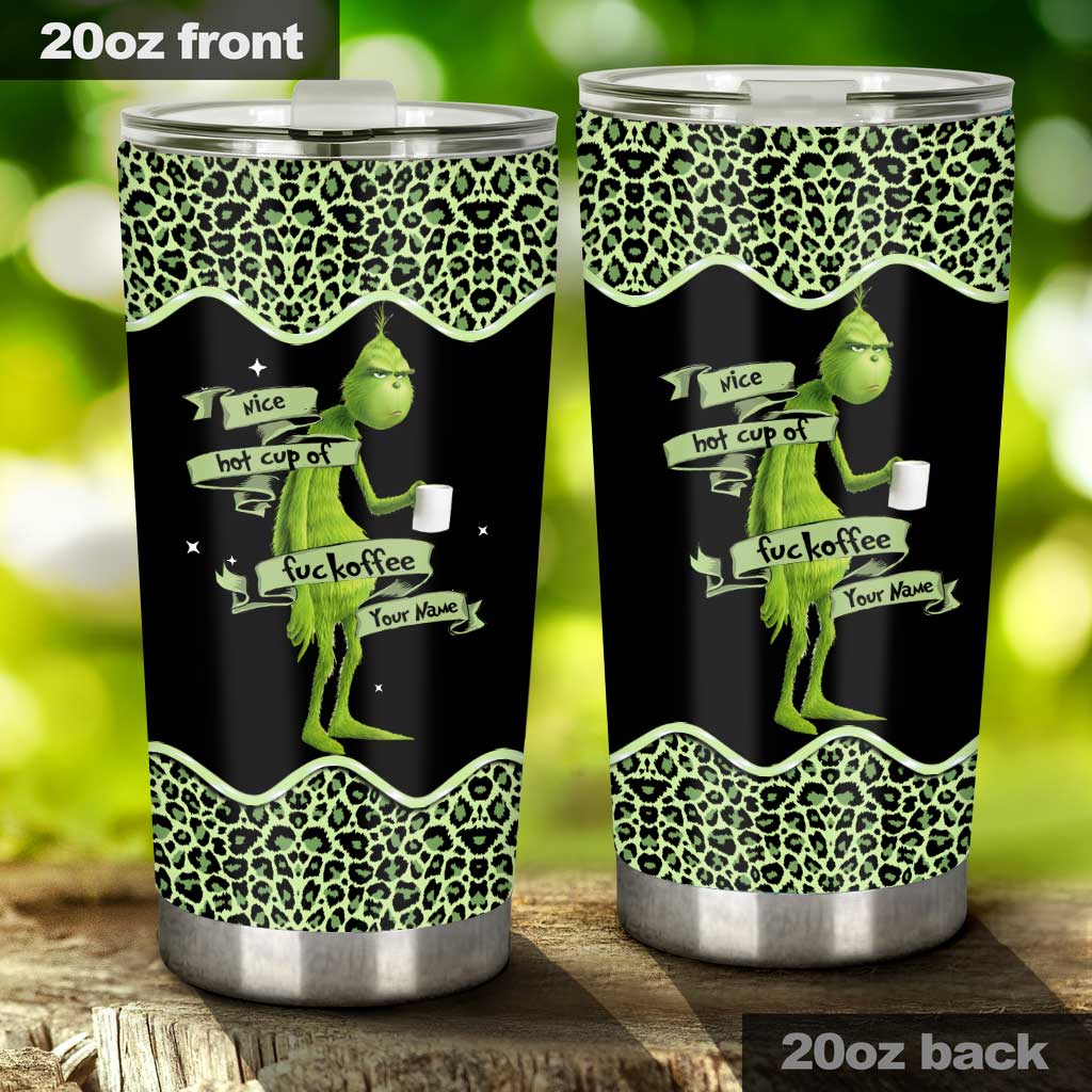 Nice Hot Cup - Personalized Stole Christmas Tumbler