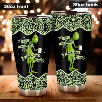 Nice Hot Cup - Personalized Stole Christmas Tumbler