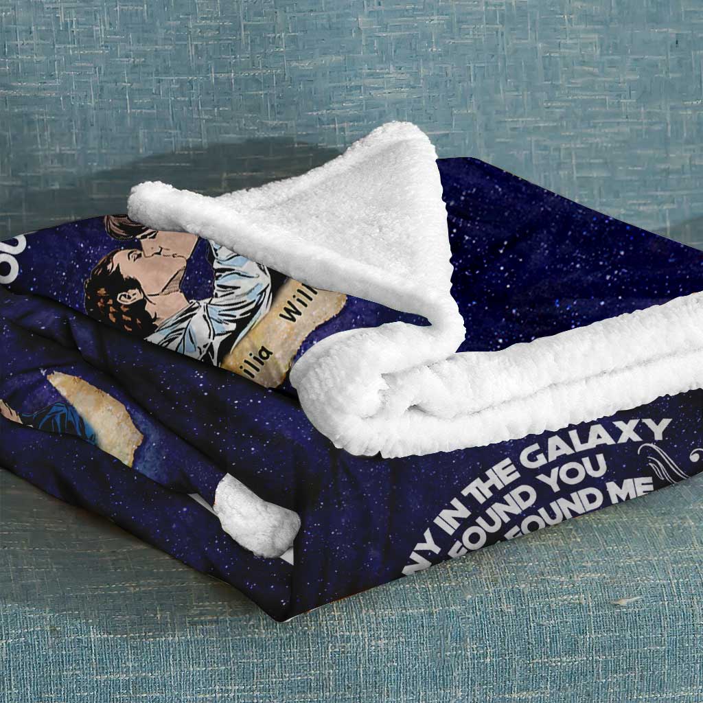 So Many In The Galaxy - Personalized Couple The Force Blanket