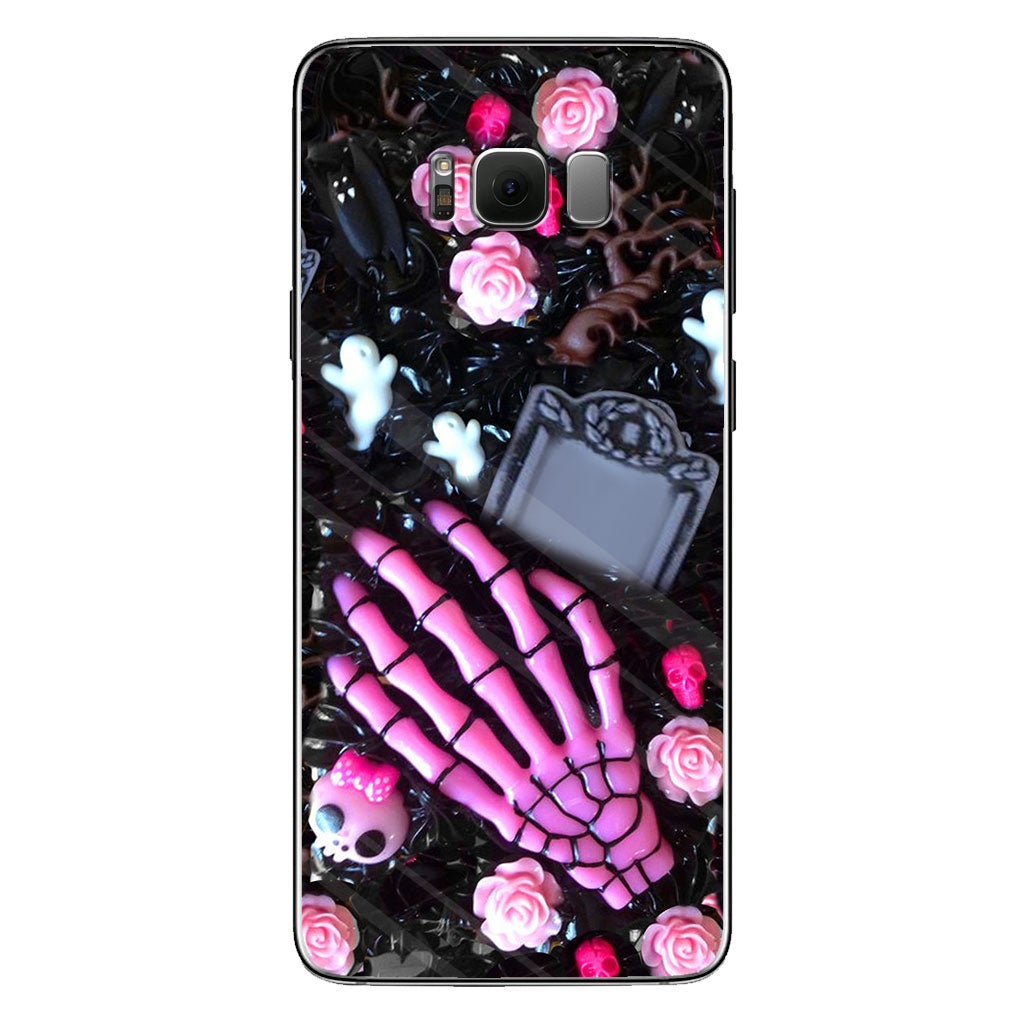 Love Skulls Handmade Decorated Personalized 3D Printed Phone Case