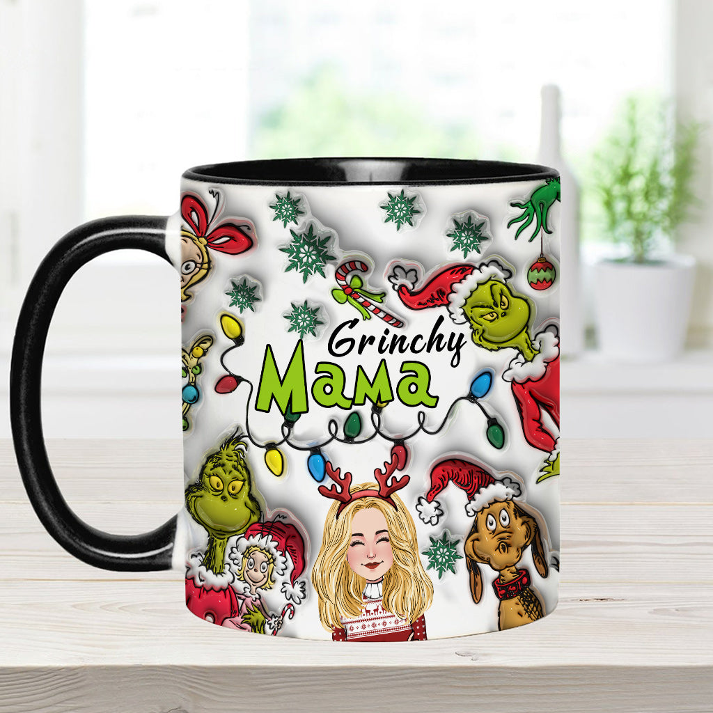 Grinchy Mama - Personalized Mother Accent Mug