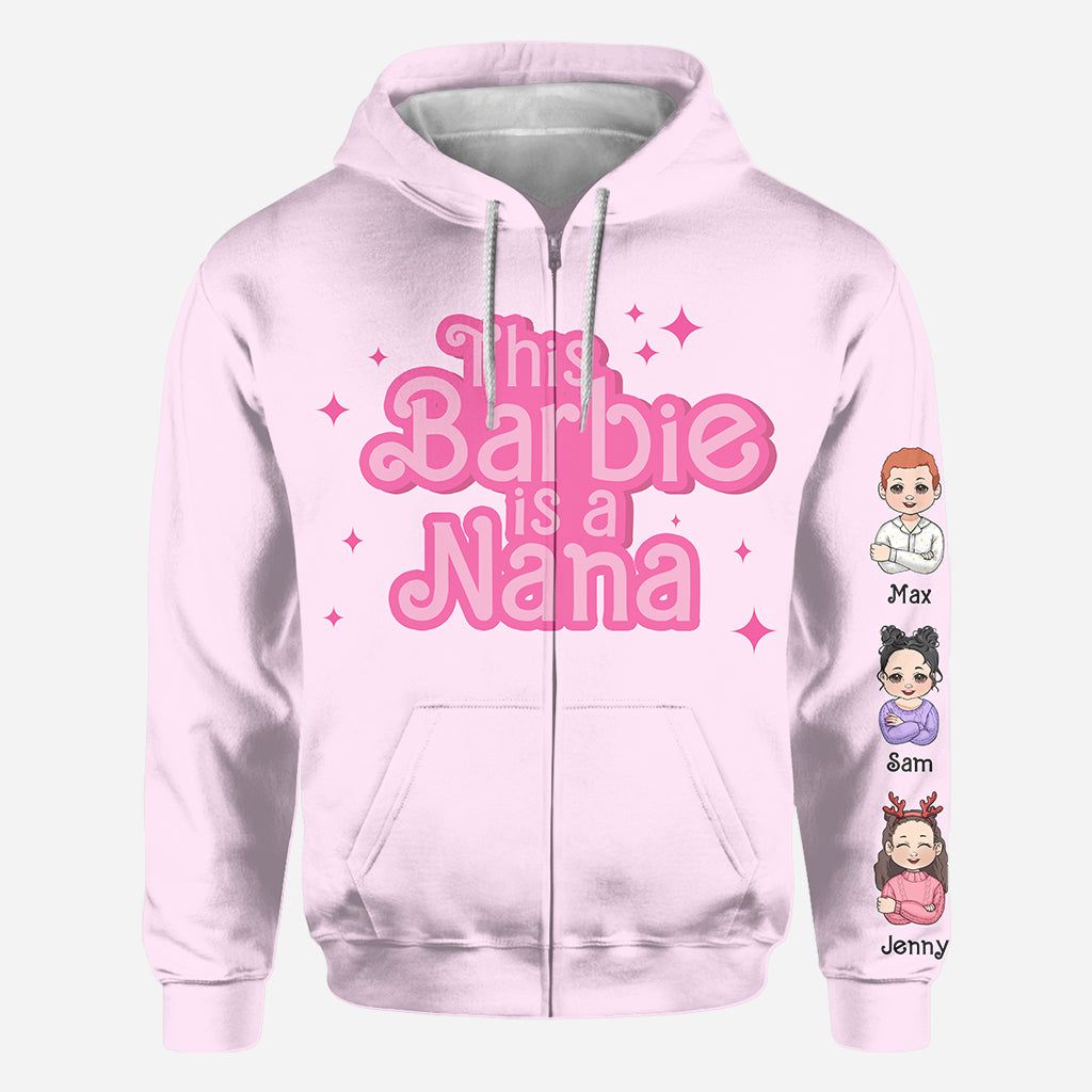 This Doll Is A Nana - Personalized Grandma All Over Shirt