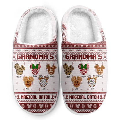 Grandma’s Magical Batch - Personalized Grandma Slippers