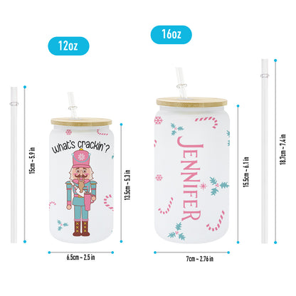 What’s Crackin'? - Personalized Can Glass