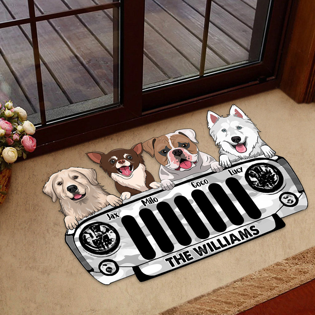 Home Sweet Home - Personalized Car Shaped Doormat