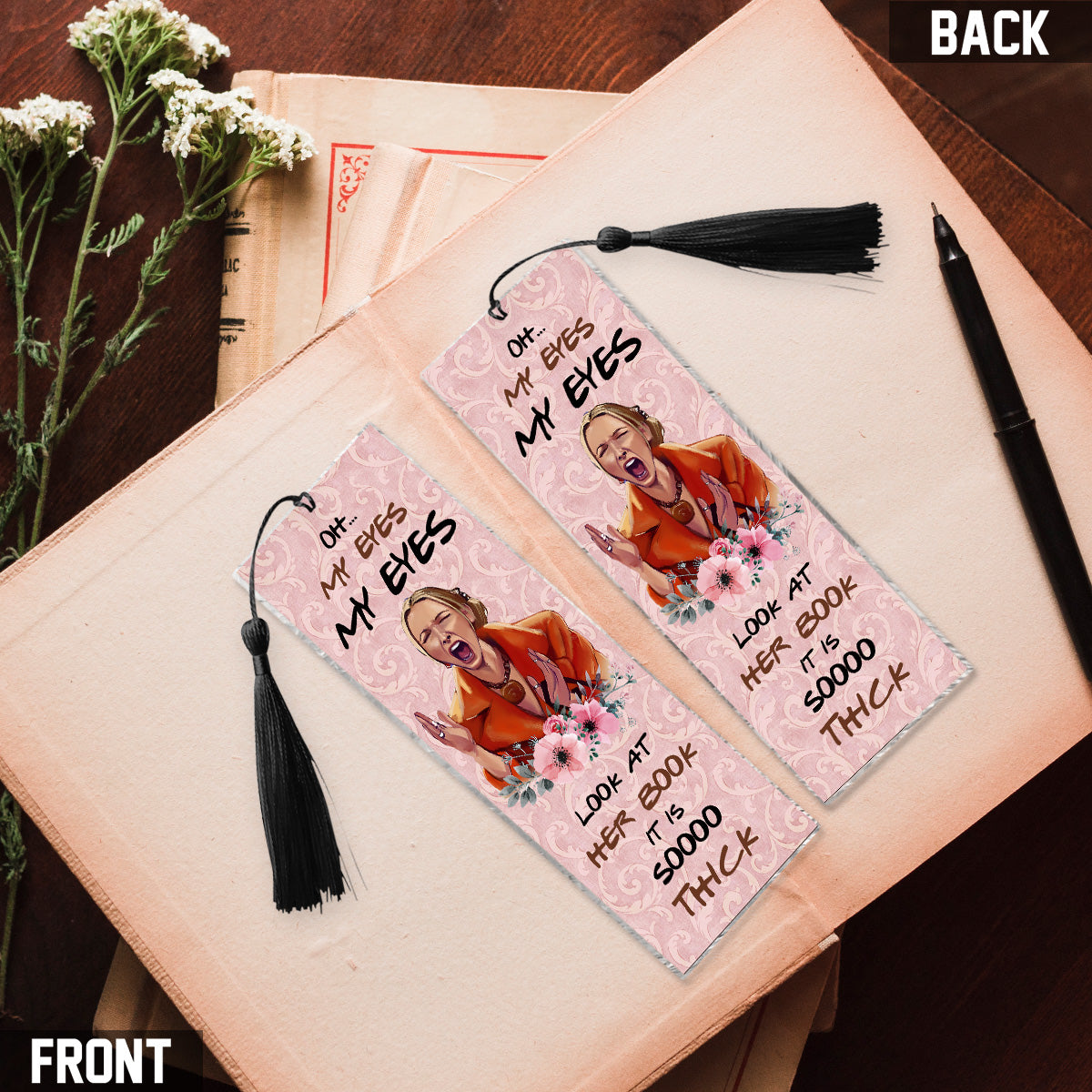 Oh My Eyes Bookmark (Printed On Both Sides)