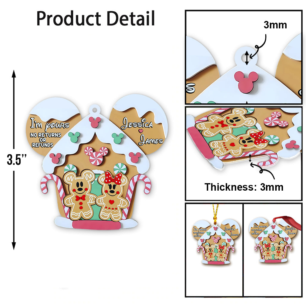 I'm Yours - Personalized Mouse Ornament