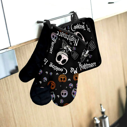 My Cooking Is Nightmare - Personalized Nightmare Oven Mitts & Pot Holder Set