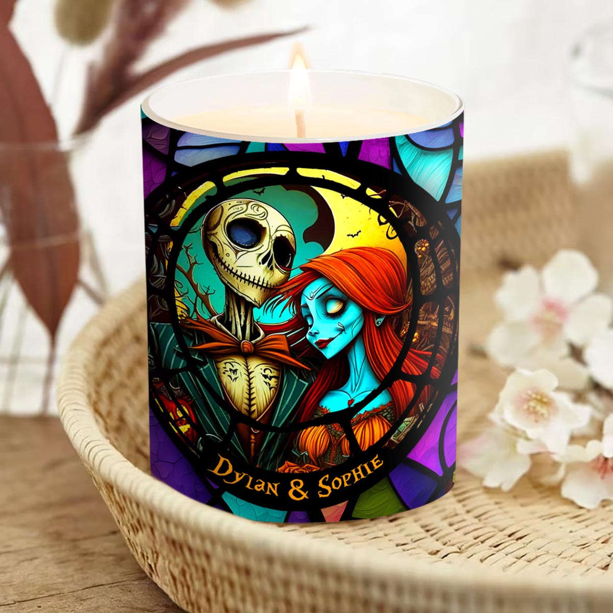 I'm Yours My Dearest - Personalized Nightmare Candle With Wooden Lid