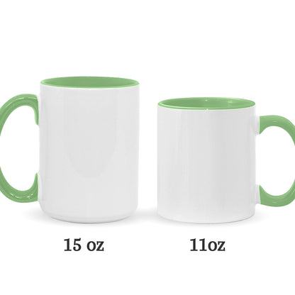 My Grandkids Stole My Heart - Personalized Grandma Accent Mug