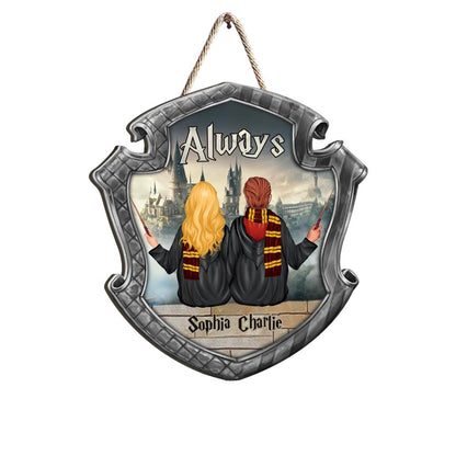 Always - Personalized The Magic World Wood Sign