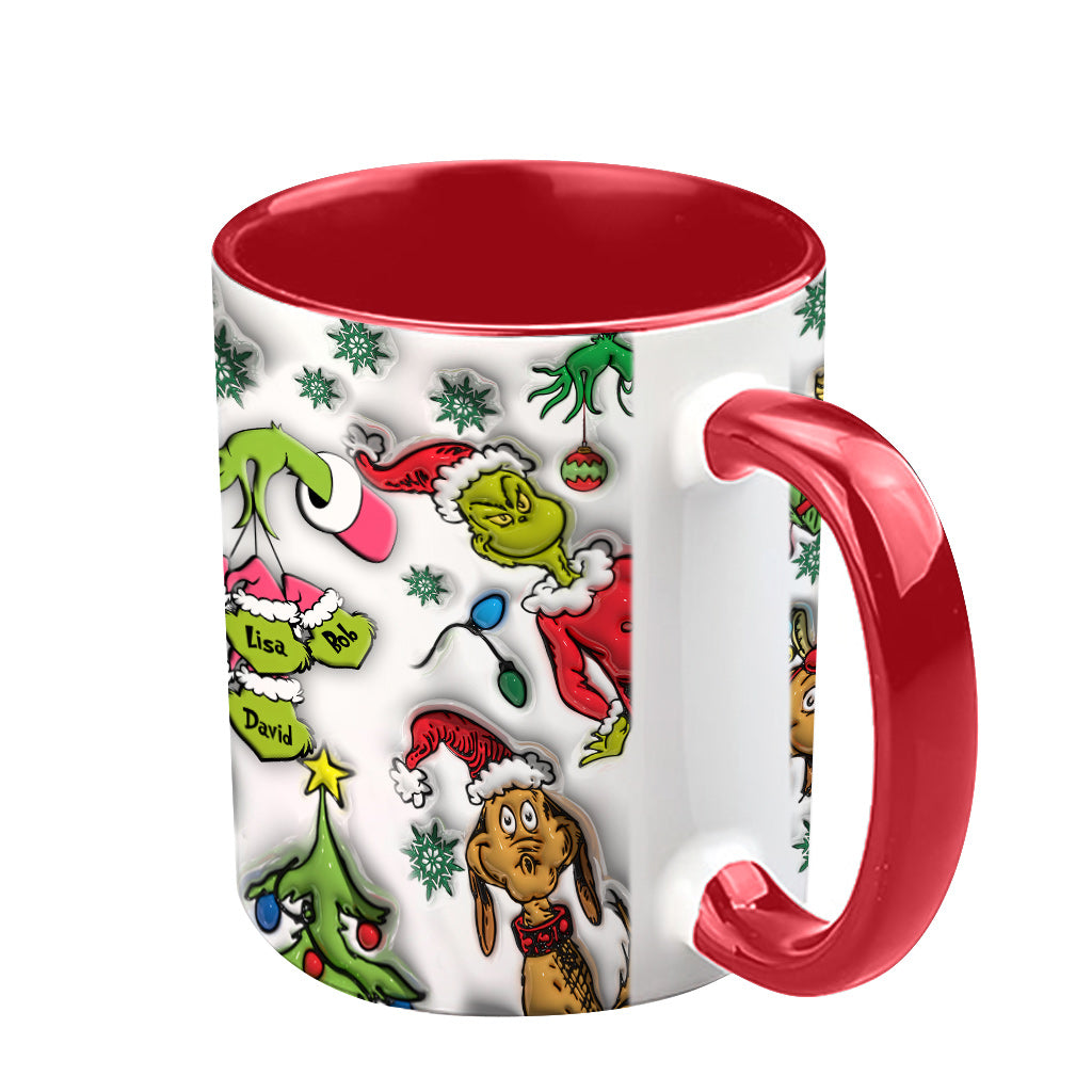 Grinchy Mama - Personalized Mother Accent Mug