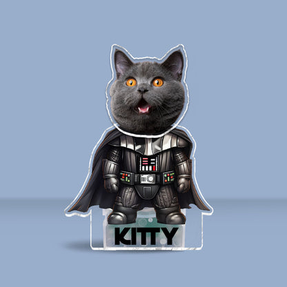 The Force Is Strong With This Cat Dog - Personalized Cat Custom Shaking Head