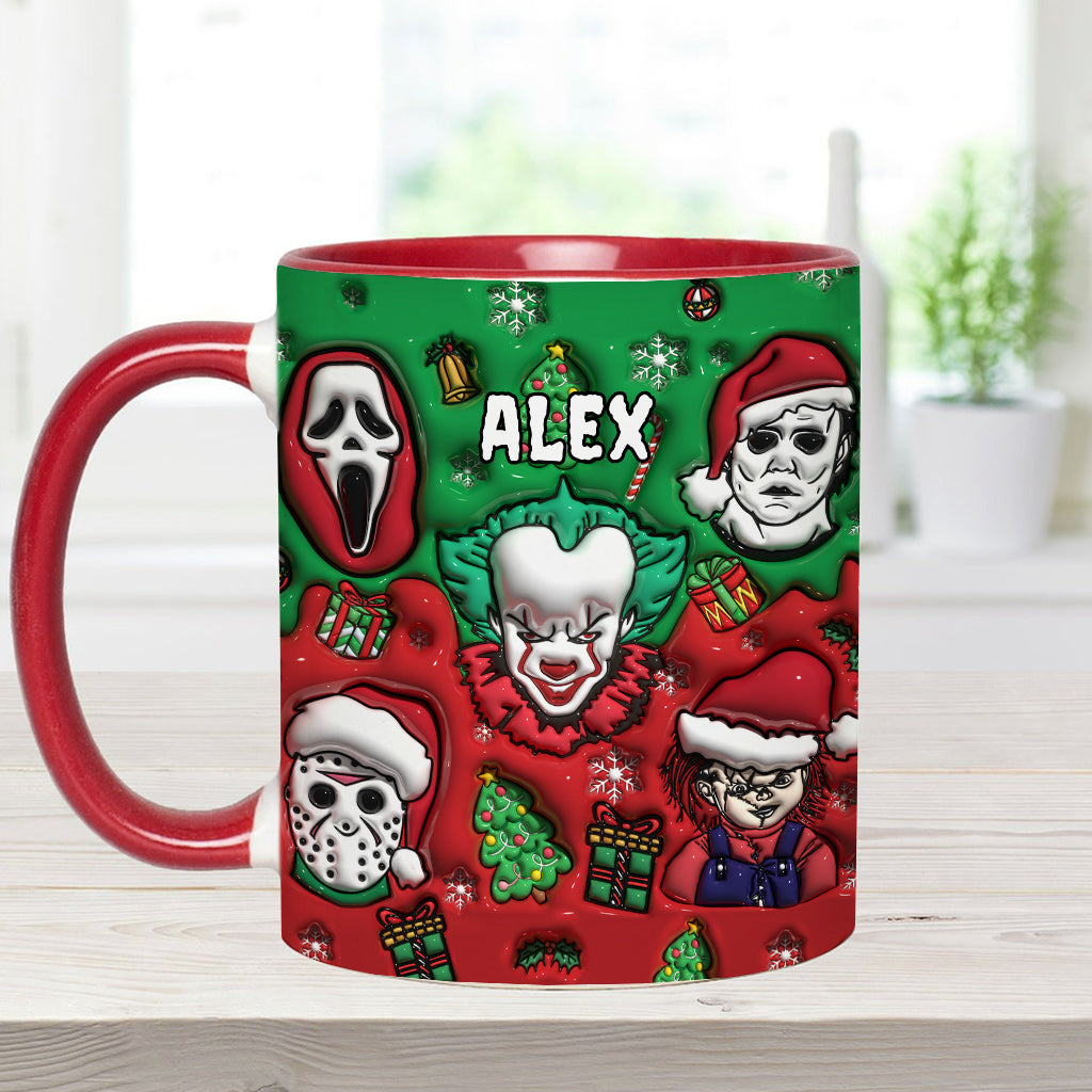 Horror Christmas - Personalized Accent Mug