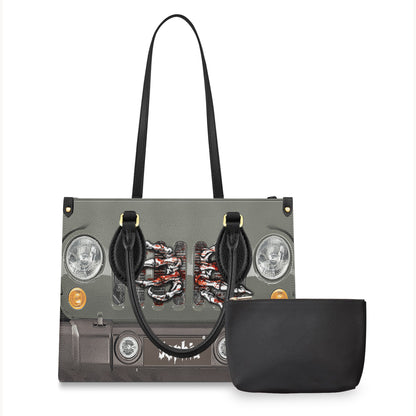 Spooky Car - Personalized Car Leather Handbag