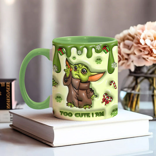 The Child Too Cute I Am - Personalized The Force Accent Mug