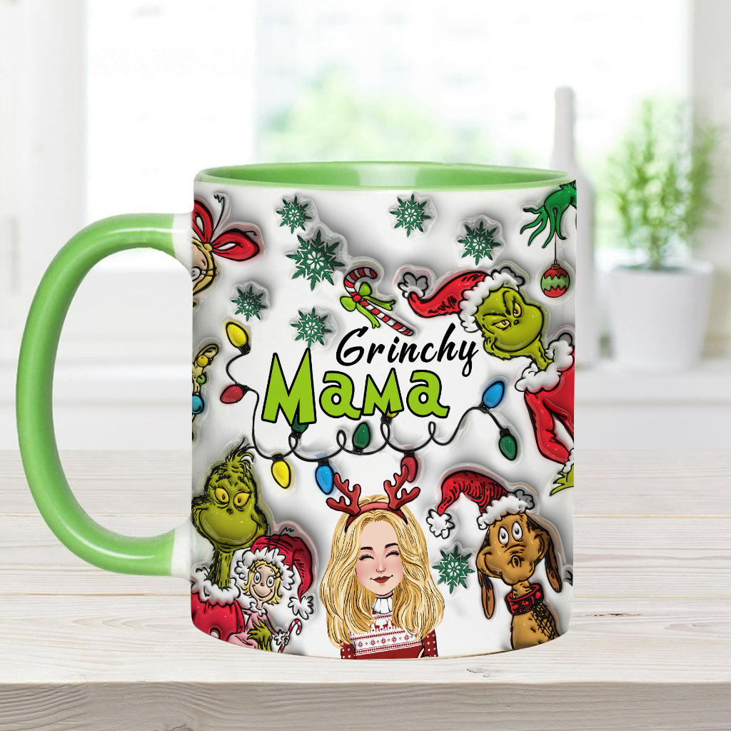 Grinchy Mama - Personalized Mother Accent Mug