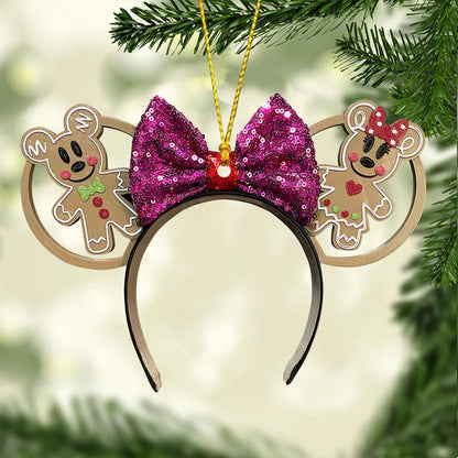 Merry Christmas - Personalized Mouse Ornament