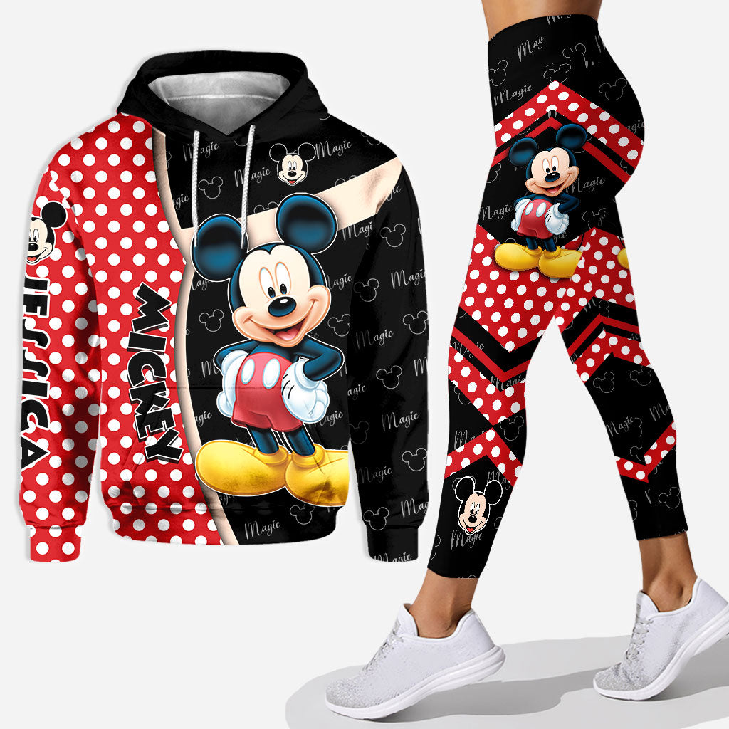 Merry Christmas - Personalized Mouse Hoodie and Leggings