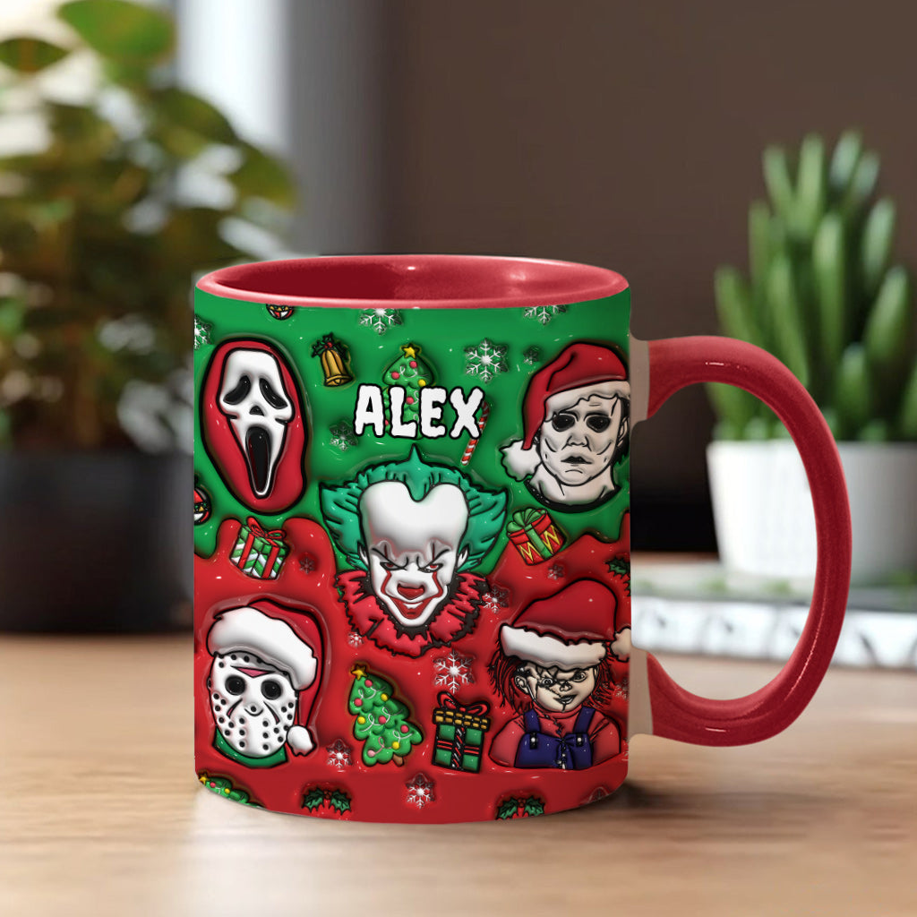 Horror Christmas - Personalized Accent Mug