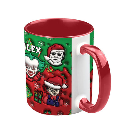 Horror Christmas - Personalized Accent Mug