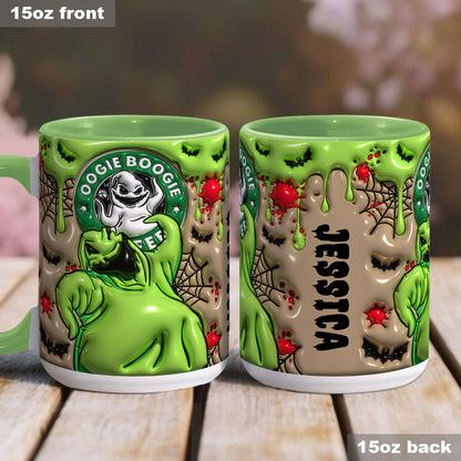 Merry Grinchmas - Personalized Nightmare Accent Mug