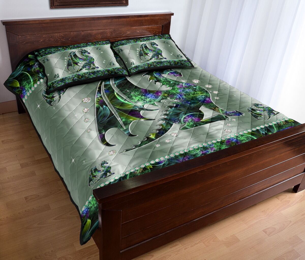 Magical Dragon Dragon  Quilt Set 0622