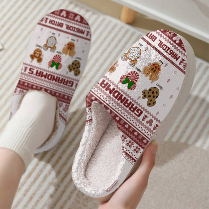 Grandma’s Magical Batch - Personalized Grandma Slippers