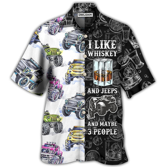 I Like Whiskey And Jp Car Hawaiian Shirt 0523