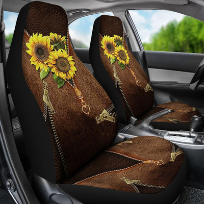 Vintage Sunflower Sunflower Seat Covers 0622