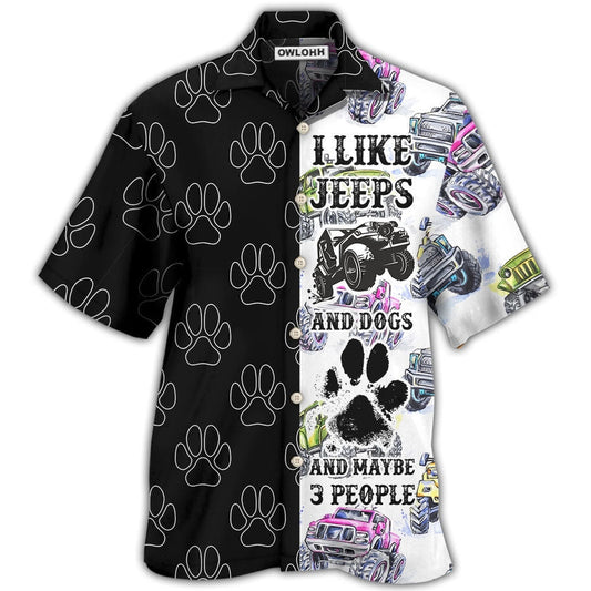 I Like Jp And Dogs Car Hawaiian Shirt 0523