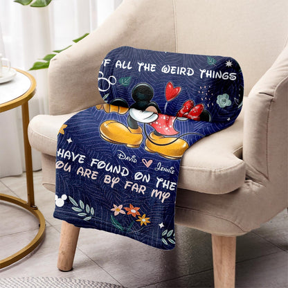 You're By Far My Favorite - Personalized Mouse Blanket