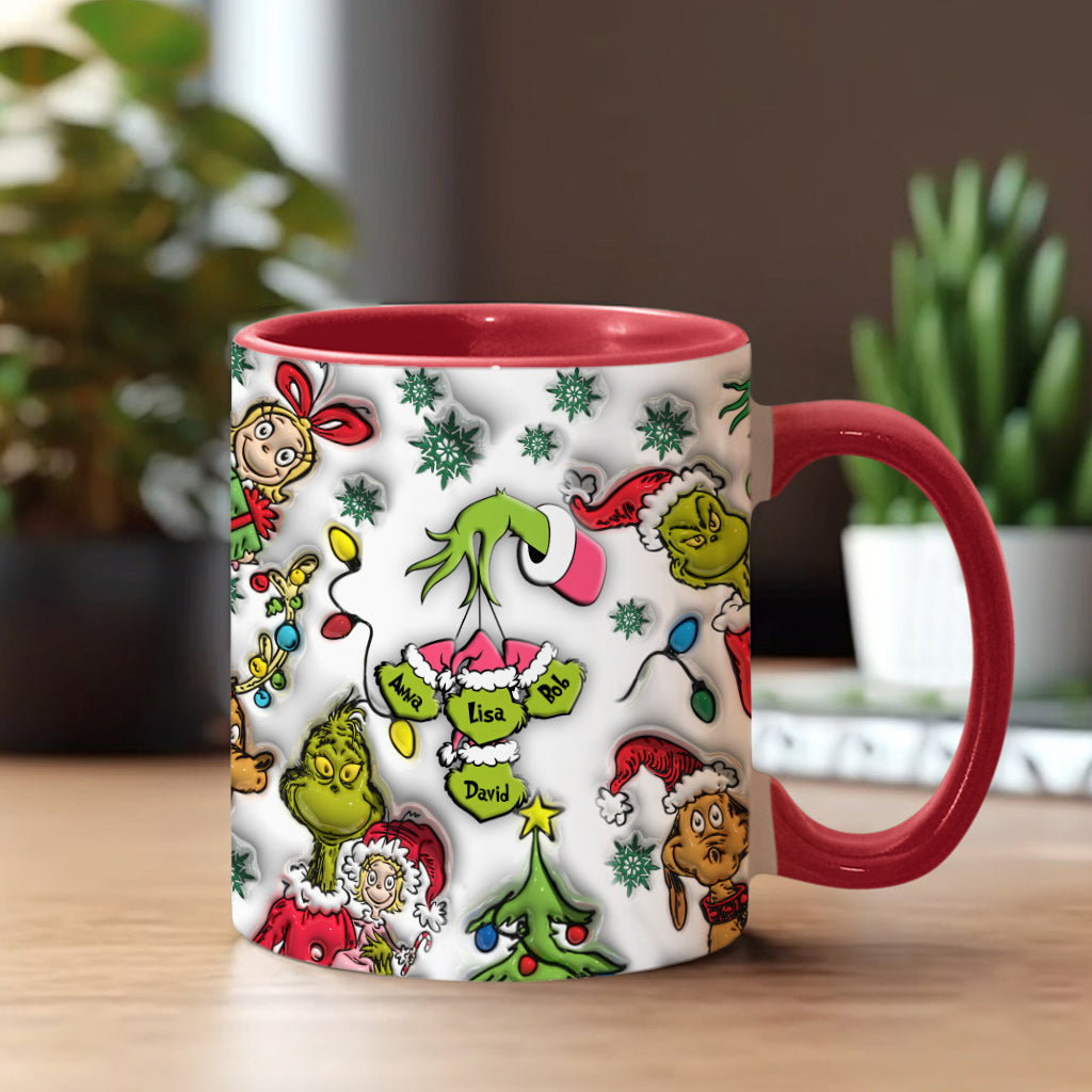 Grinchy Mama - Personalized Mother Accent Mug