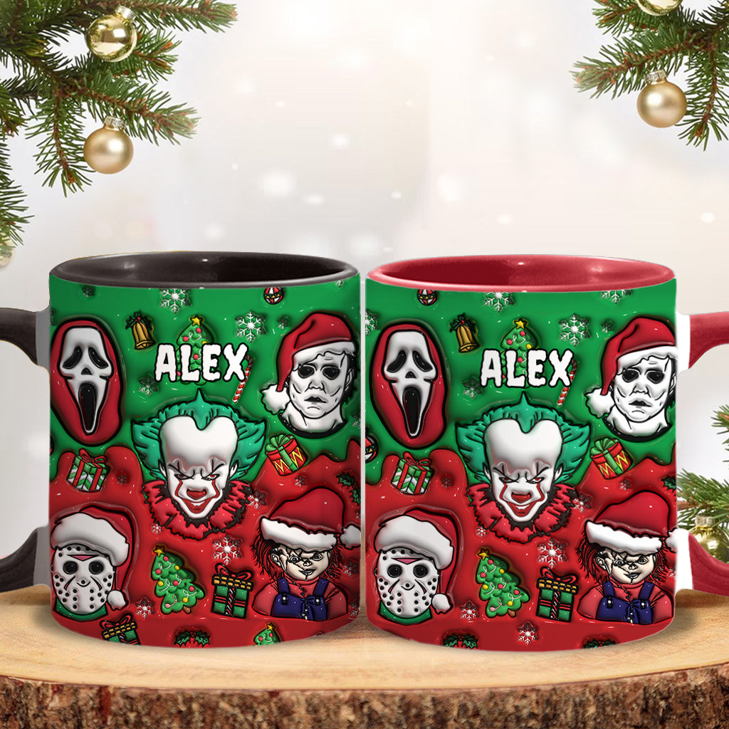 Horror Christmas - Personalized Accent Mug