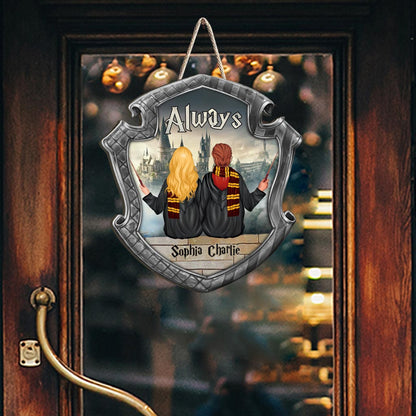 Always - Personalized The Magic World Wood Sign