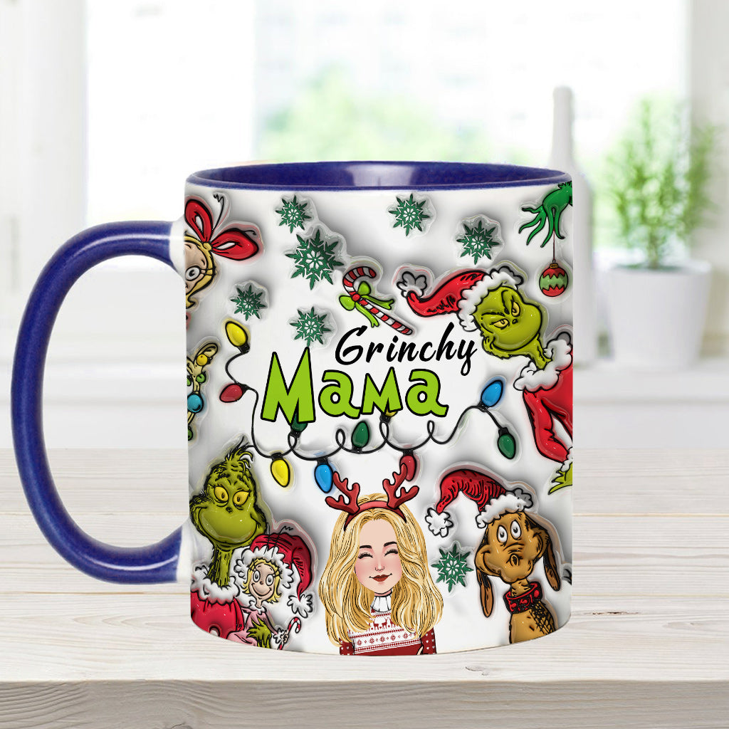 Grinchy Mama - Personalized Mother Accent Mug