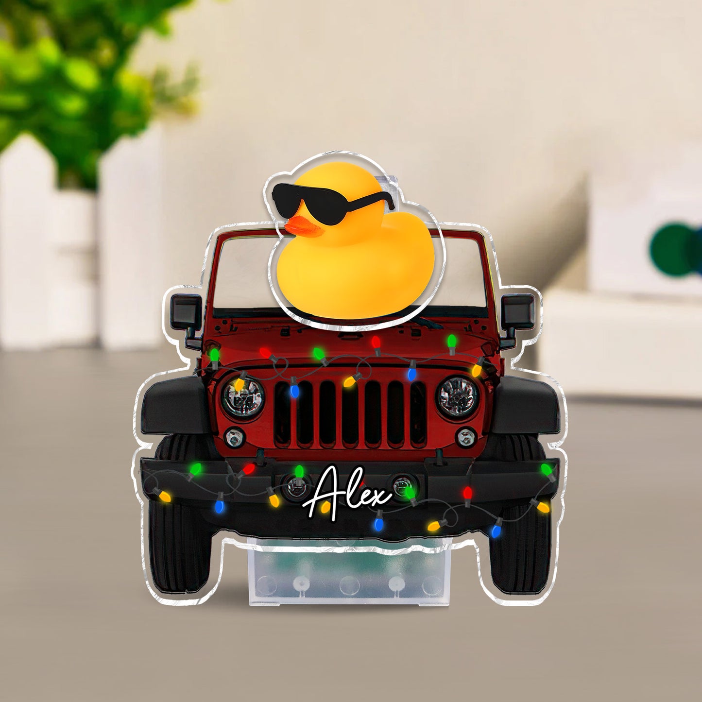 Duck Duck Off-Road Car - Personalized Car Custom Shaking Head