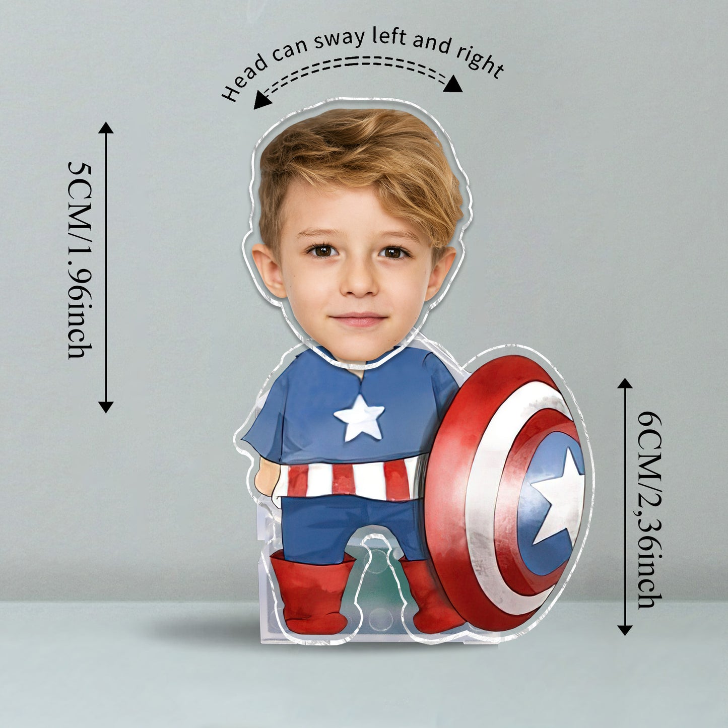 My Hero - Personalized Kid Custom Shaking Head