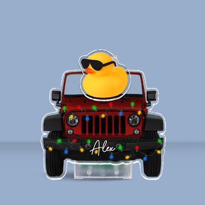 Duck Duck Off-Road Car - Personalized Car Custom Shaking Head