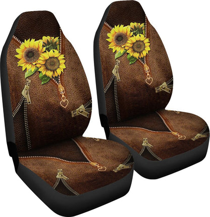 Vintage Sunflower Sunflower Seat Covers 0622