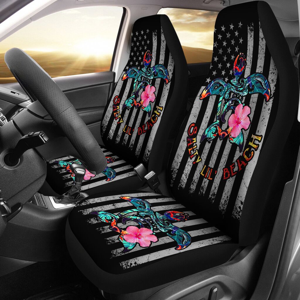 Salty Lil Beach Turtle Turtle Seat Covers 0622