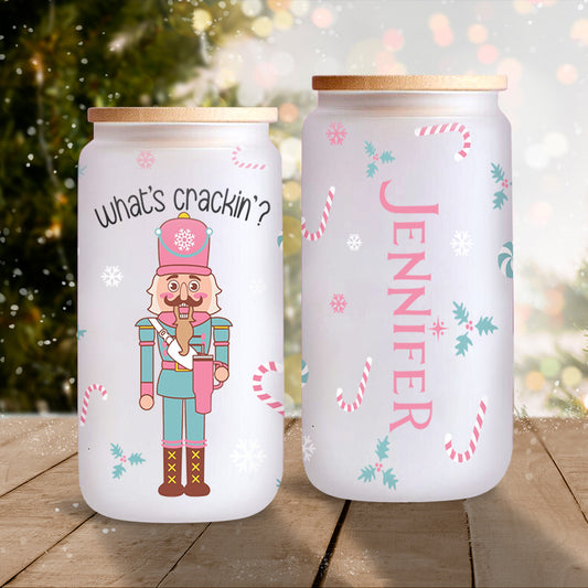 What’s Crackin'? - Personalized Can Glass