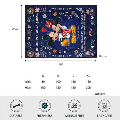 You're By Far My Favorite - Personalized Mouse Blanket