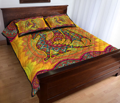 Colorful Dragon Dragon Quilt Set 0622