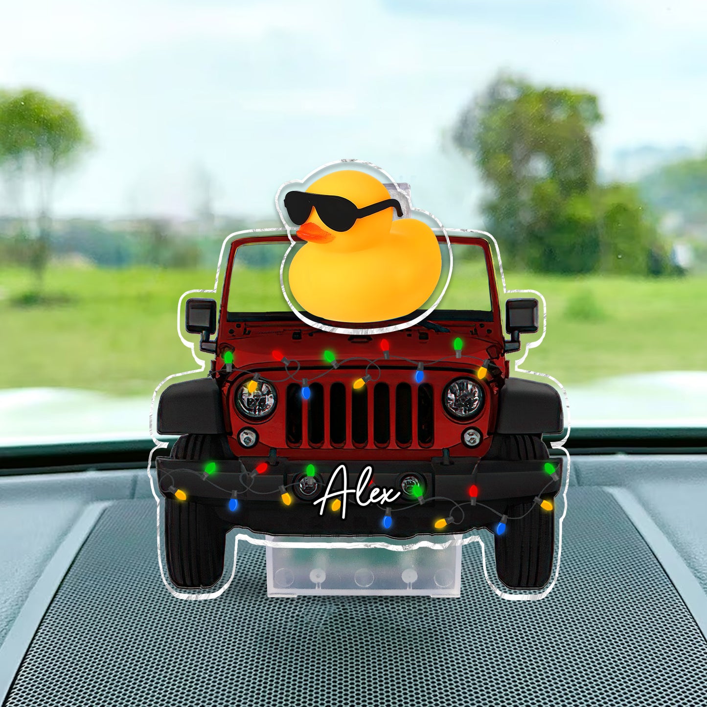 Duck Duck Off-Road Car - Personalized Car Custom Shaking Head