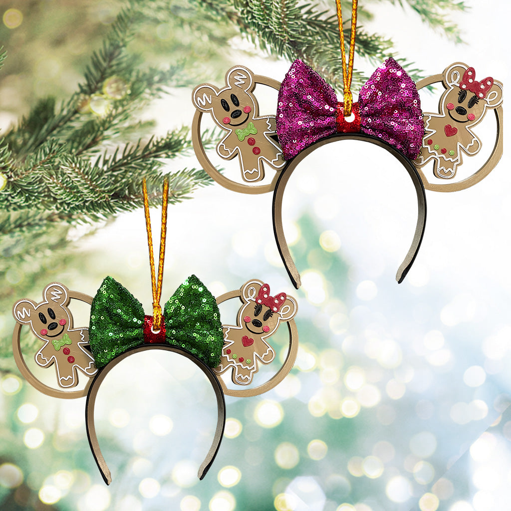 Merry Christmas - Personalized Mouse Ornament