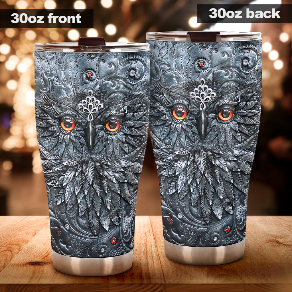 Celtic Owl Owl Tumbler 0622